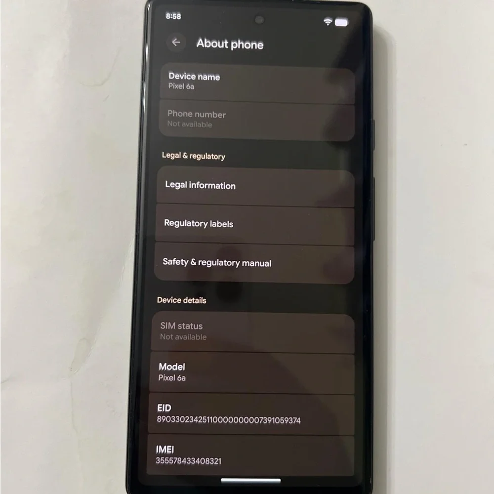 Google Smartphone in Charcoal and Slate